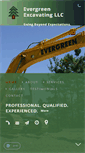 Mobile Screenshot of evergreenexcavating.com